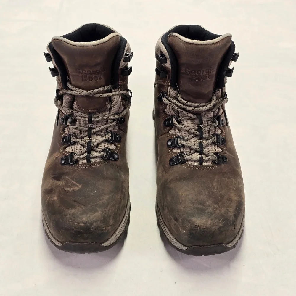 Georgia Boot Eagle Trail Women's Alloy Toe Waterproof Hiking Work Boots Size 8M - Picture 3 of 9